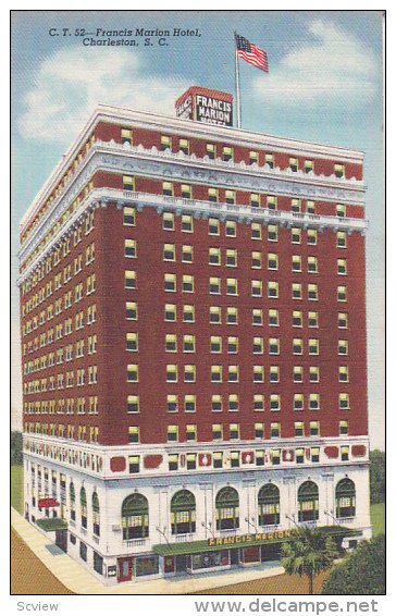 Francis Marion Hotel , CHARLESTON , South Carolina , 30-40s