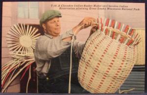 Cherokee Indian Basket Maker Reservation Great Smoky Moun...