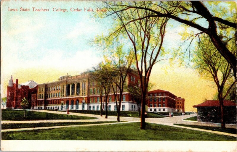 Iowa State Teachers College Cedar Falls Postcard Antique Divided Back UNP Unused 