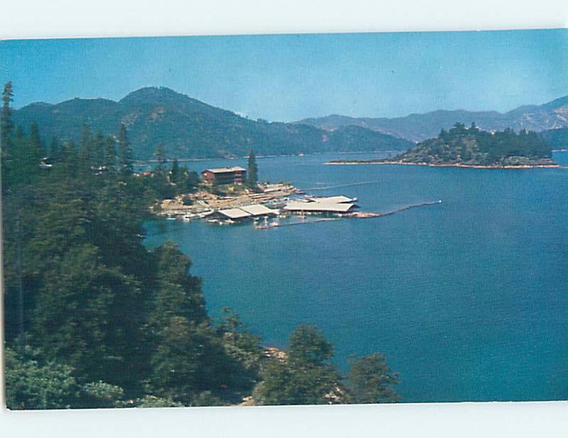 Unused Pre-1980 LAKE SCENE Shasta Lake - Near Redding California CA F3074