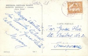 Postcard Romania vedere Masivul Retezat cabana Gura Zlata 1965