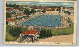 TORONTO ONTARIO Swimming Pool Old Postcard