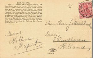 Germany Bad Nassau Vintage Postcard 07.53