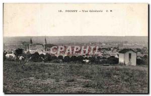 Old Postcard Poissy Vue Generale