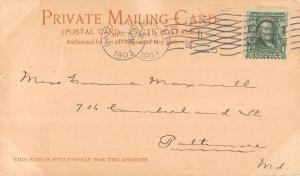 Detroit Pub Private Mailing Palm Beach Florida Cocoanut Grove Antique PC K11865