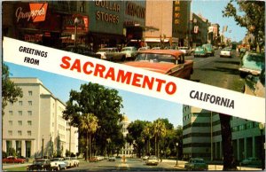 Greetings From Sacramento California Multi View