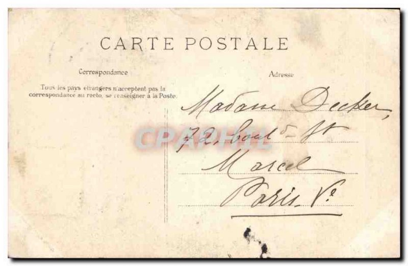 Rocamadour Old Postcard View of the cornice