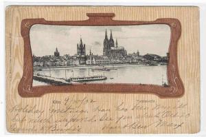 Totalansicht Panorama Koln Cologne Germany 1902 postcard