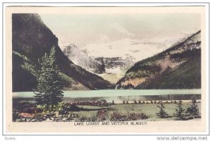 RP, Lake Louise And Victoria Glacier, Alberta, Canada, PU-1950