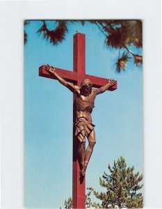 Postcard Catholic Shrine Indian River Michigan USA