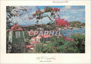 Modern Postcard St Barts