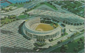 Postcard William Shea Municipal Stadium Flushing Meadow Park Queens NY