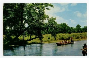 Postcard Long John Boat Big Spring State Park Van Buren MO Standard View Card