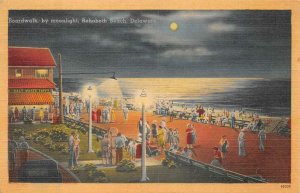 REHOBOTH BEACH DELAWARE HENLOPEN HOTEL BOARDWALK GROUP OF 3 POSTCARDS 1940s