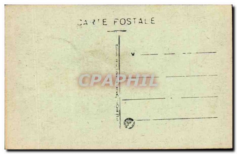 Padirac Old Postcard The cornice