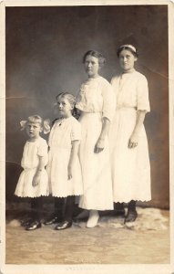 J20/ Byesville Ohio RPPC Postcard c1910 People Well-Dressed Girls 194