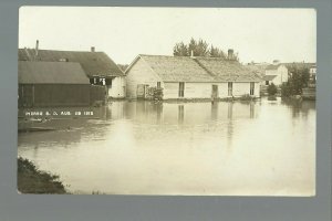 Pierre SOUTH DAKOTA RP 1912 FLOODING SCENE Flood Houses JOHNSON & OLSON?