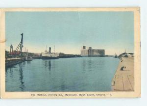 W-Border HARBOR SCENE Owen Sound Ontario ON hp7848