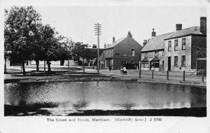 Martham England Green and Ponds Scenic View Real Photo Postcard AA70138