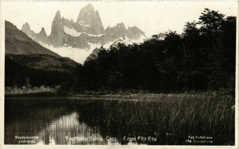 CPA AK Territorio Santa Cruz Cerro Fitz Roy ARGENTINA (787410)