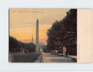 Postcard Soldiers Monument, Harrisburg, Pennsylvania