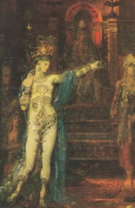 Gustave Moreau Salome Dancing Before Herod Painting Postcard