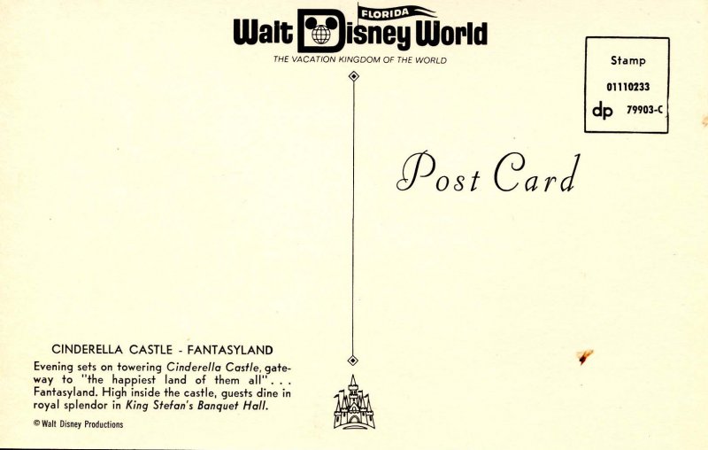 FL - Orlando. Walt Disney World. Cinderella Castle