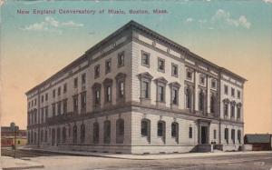 New England Conservatory Of Music Boston Massachusetts 1909