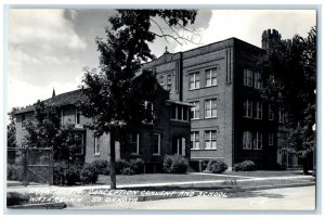 c1940's Immaculate Conception Convent School Watertown SD RPPC Photo Postcard