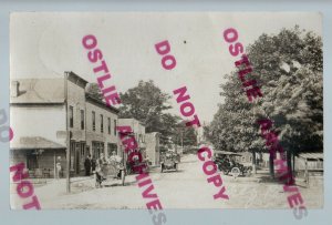 Lopez PENNSYLVANIA RPPC c1910 MAIN STREET #3 nr Wilkes-Barre Scranton Towanda PA