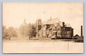 J97/ Adrian Michigan RPPC Postcard c1910 St Joseph Academy Building 406