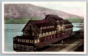 Colored RPPC   Sicamous Hotel   Canada   Postcard