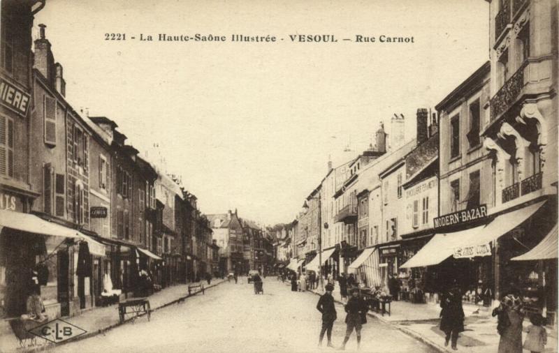 france, VESOUL (70), Rue Carnot, Modern-Bazar (1920s)