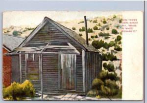 K44/ Aurora Nevada Postcard c1910 Mark Twains Cabin Roughing It 487
