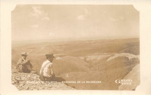 H71/ Foreign Postcard Carretera Palmito Mexico RPPC c1940s Panoramic 87