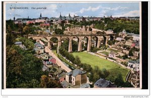 LUXEMBOURG; Vue Generale, Bridge, PU-1939