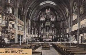 Notre Dame Church - The Nave - Montreal QC, Quebec, Canada - DB