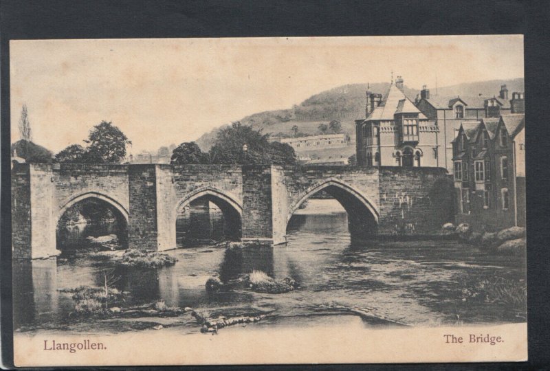 Wales Postcard - Llangollen - The Bridge     T7206