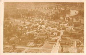 Bend Oregon Birdseye View Of City Real Photo Antique Postcard K98556