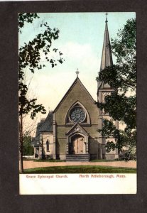 MA Grace Episcopal Church North Attleborough Mass Massachusetts Postcard UDB