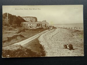 Wales Anglesey RED WHARF BAY Min y Don Hotel c1915 RP Postcard by Valentine