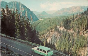 Paradise Road near Inspiration Point WA Washington Eagle Peak Unused Postcard H5