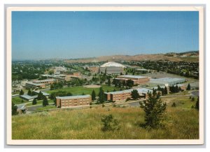 Pocatello Idaho Idaho State University Postcard Continental Aerial View