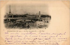 CPA AK PARIS EXPO 1900 Le Pont Alexandre III (576013)