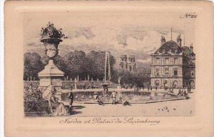 Luxemburg Jardine  et Palais du Luxembourg