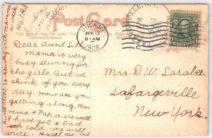 Vintage Mohawk River Near Utica NY Scenic Postcard 1908