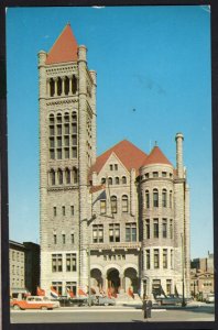 New York SYRACUSE City Hall Built in 1889 of Onondaga Limestone pm1960 Chrome