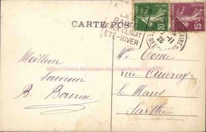 Amelie les Bains - Vue Generale and Route Ceret - Old Postcard