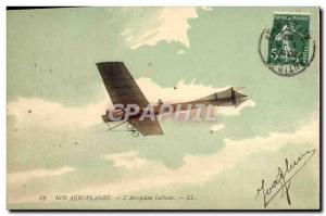 Old Postcard Jet Aviation Airplane Latham