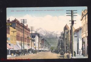 SAN BERNARDINO CALIFORNIA DOWNTOWN THIRD STREET SCENE 